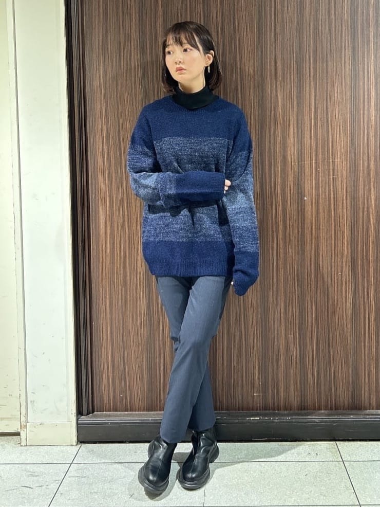 さやさんの「TAKEO KIKUCHI｜【全7サイズ&times;8色展開！】トップマルチヘリンボン パンツ」を使ったコーディネート