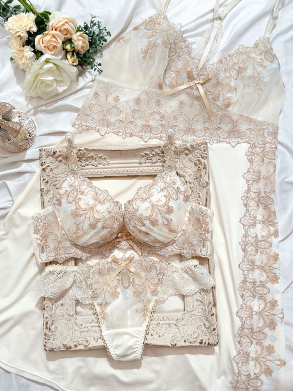 anさんの「Risa Magli｜スカイラー ブラジャー（E-F）＜V Make Type＞」を使ったコーディネート