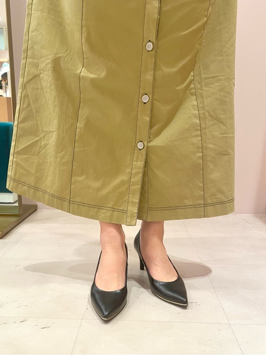 Akiさんの「ESPERANZA｜【12時間パンプス】約7.5㎝　歩きやすくて疲れにくい」を使ったコーディネート