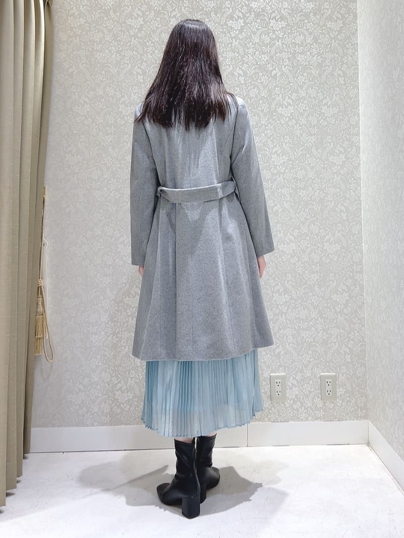 sechiさんの「UNTITLED｜【日本製／2WAY衿】スタンドカラー ロングコート」を使ったコーディネート