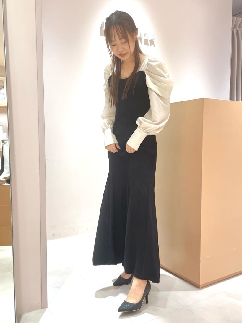 azusaさんの「ESPERANZA｜【12時間パンプス】約8.5?／ラメ素材　歩きやすくて疲れにくい」を使ったコーディネート