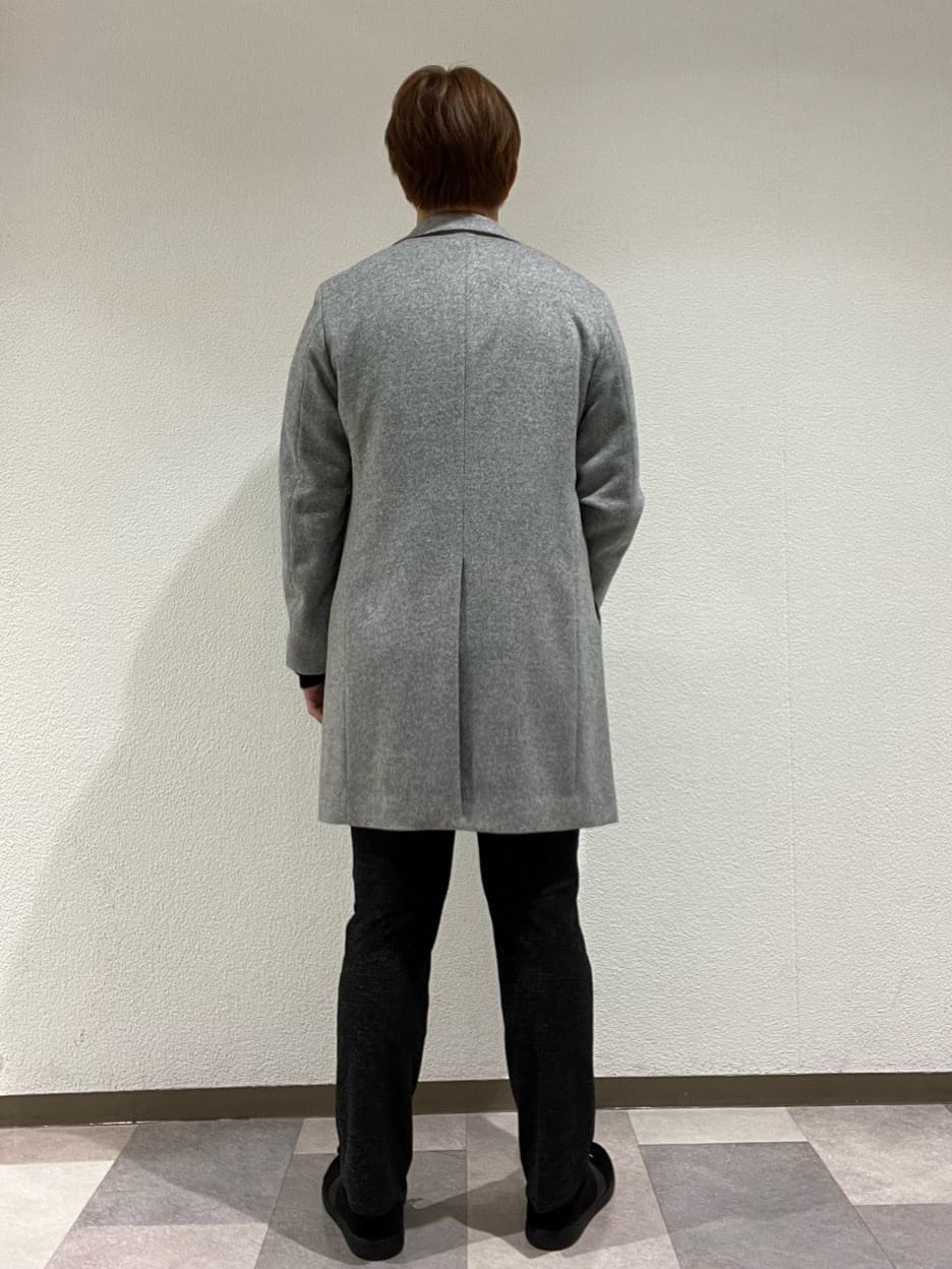 たくさんの「TAKEO KIKUCHI｜【ウールカシミヤブレンド】ビーバー調 スタンドカラー コート」を使ったコーディネート