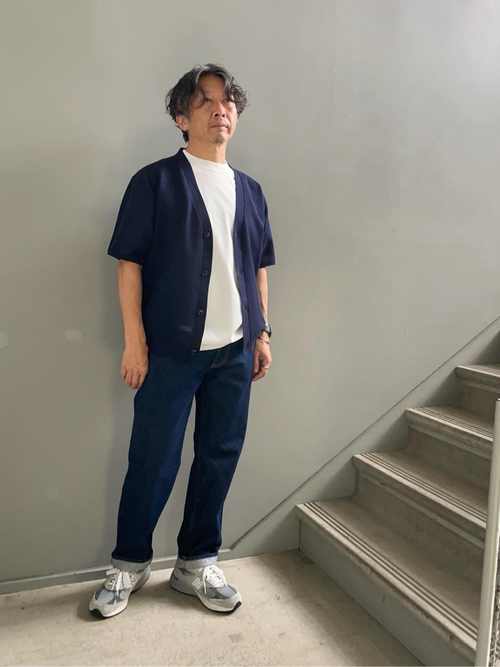 デザイナーTAKEman さんの「TAKEO KIKUCHI｜【抗菌防臭／5サイズ展開】ハイゲージポンチ Tシャツ」を使ったコーディネート