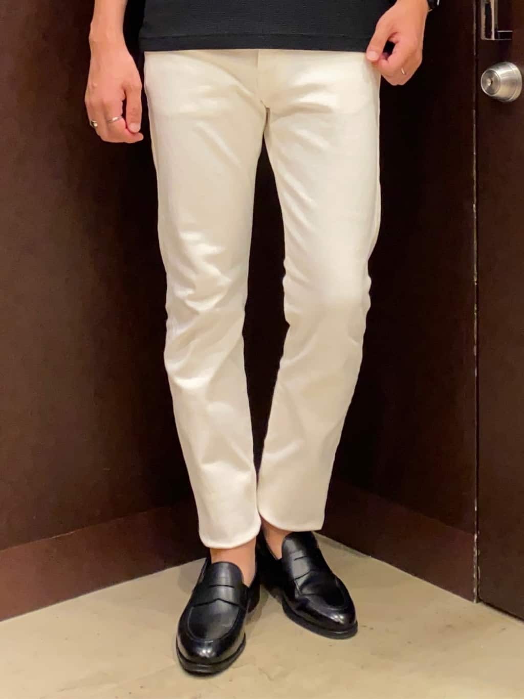 shuheiさんの「TAKEO KIKUCHI｜【Sサイズ～】ストレッチ デニム パンツ」を使ったコーディネート
