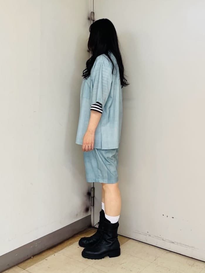 iwさんの「TAKEO KIKUCHI｜ラスタウォーカー スポーツソックス」を使ったコーディネート