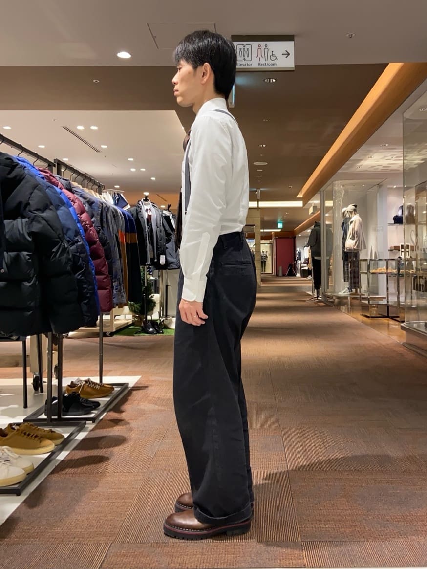 わいずみさんの「TAKEO KIKUCHI｜【Made in JAPAN】ブロード レギュラーカラー ドレスシャツ」を使ったコーディネート