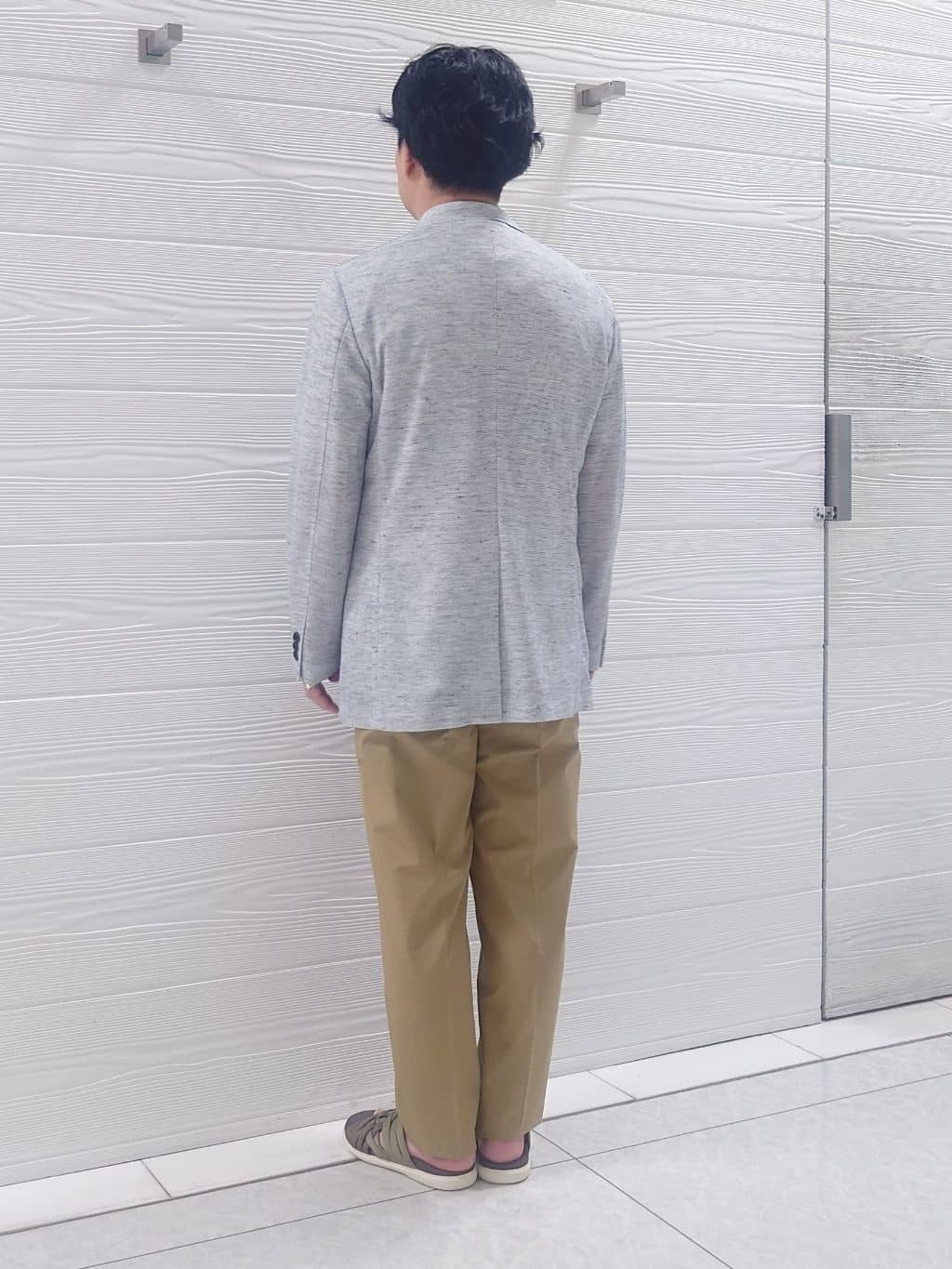 かずさんの「TAKEO KIKUCHI｜【刺繍ロゴT】スムース ワンポイント Tシャツ」を使ったコーディネート