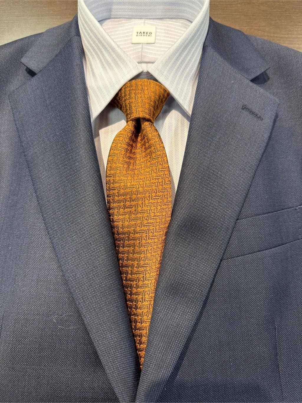 Uさんの「TAKEO KIKUCHI｜【Made in JAPAN】ドビーストライプ ドレス シャツ」を使ったコーディネート
