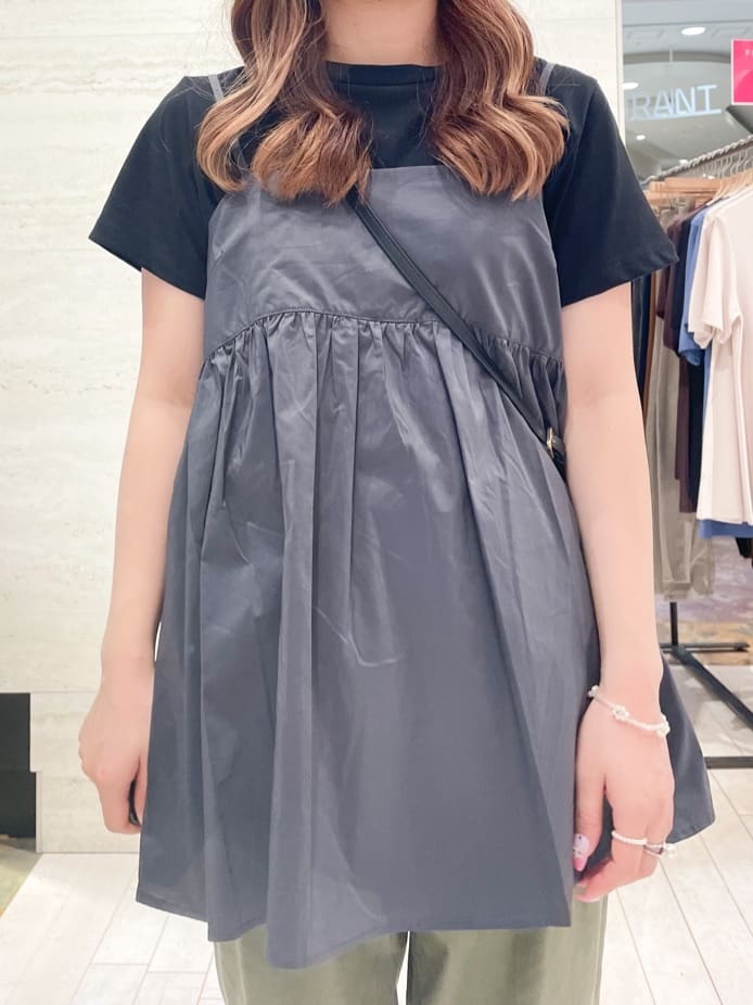 かほさんの「OPAQUE.CLIP｜ストレッチベイカーパンツ／オーガニックコットン混【洗濯機洗い可／ストレッチ】」を使ったコーディネート