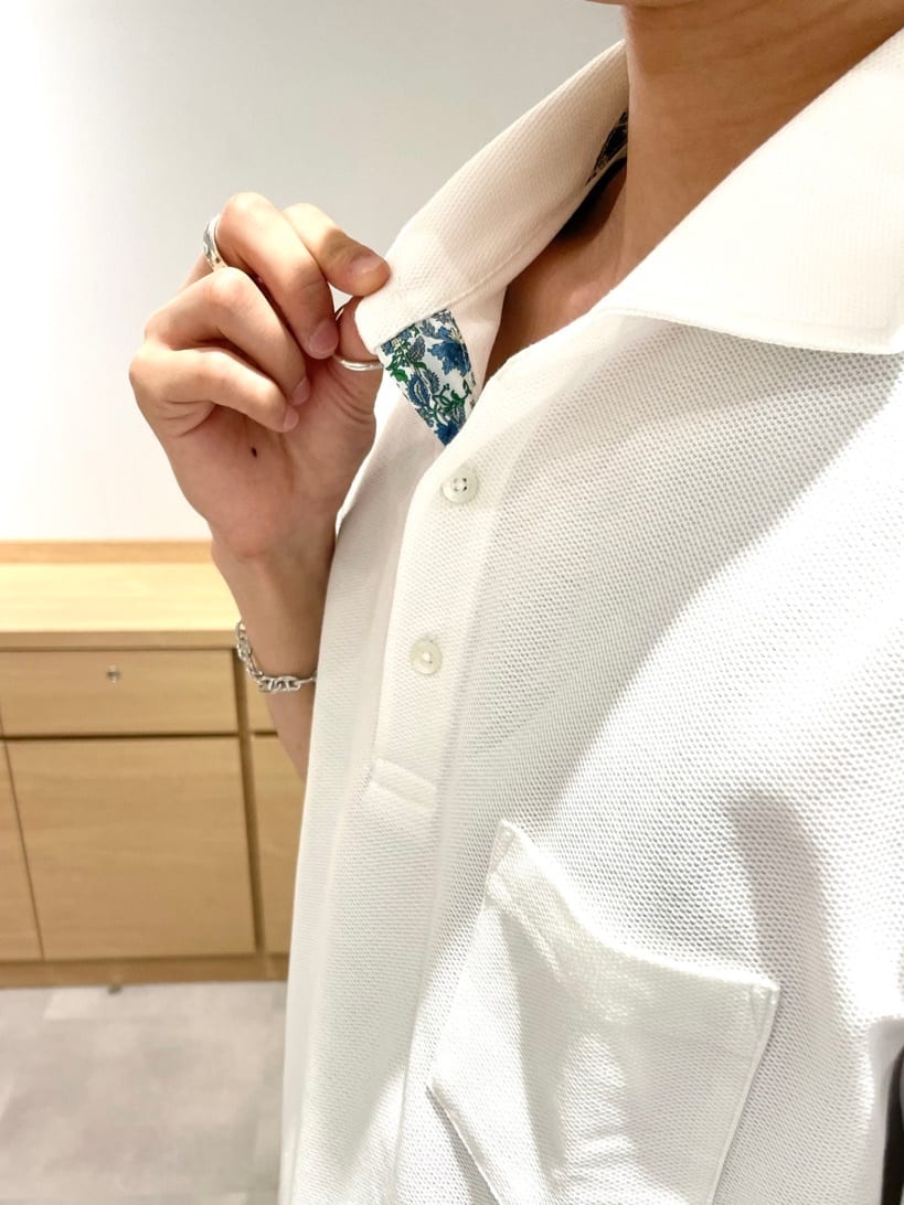 Seiyaさんの「TAKEO KIKUCHI｜【抗菌防臭／9色5サイズ展開】ハニカムメランジ ポロシャツ」を使ったコーディネート