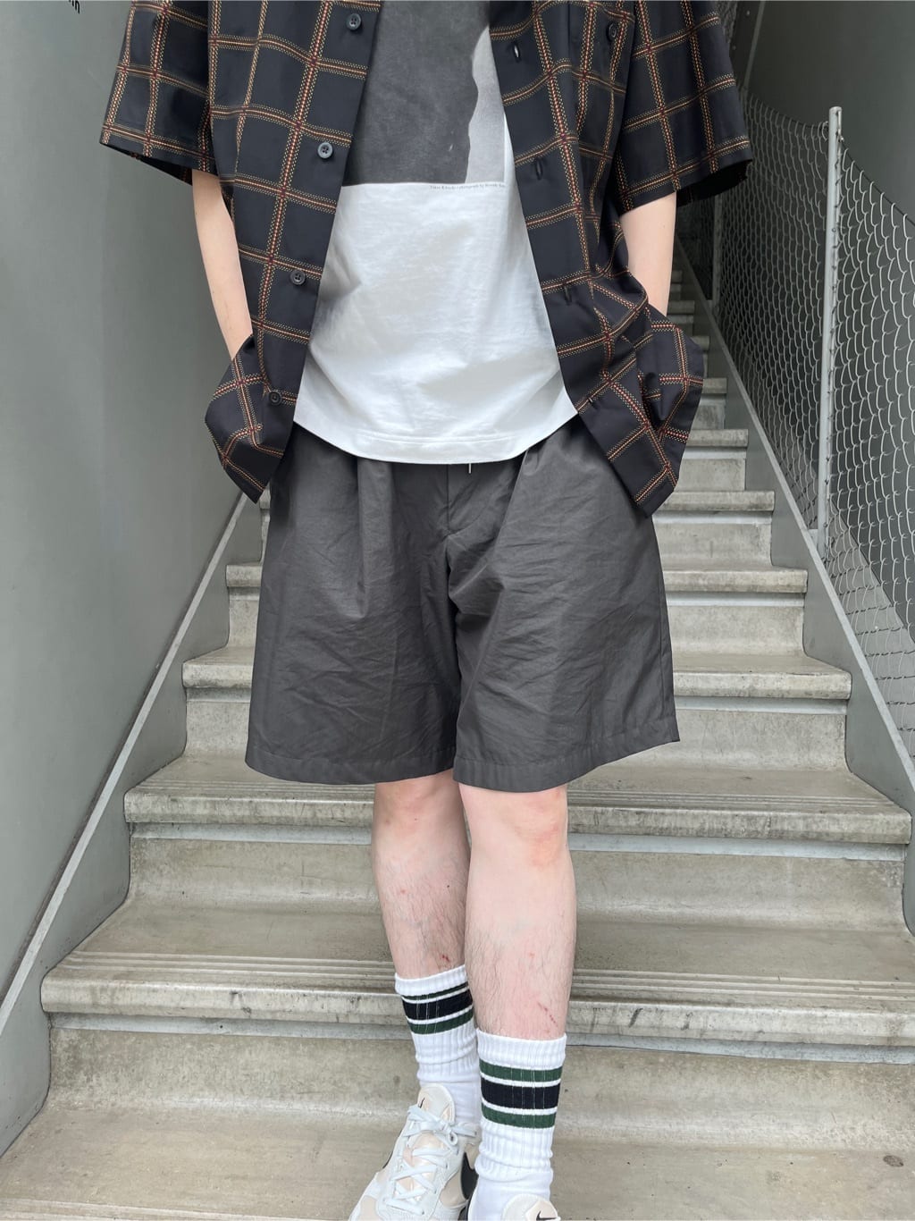 Shintaroさんの「TAKEO KIKUCHI｜ラスタウォーカー スポーツソックス」を使ったコーディネート