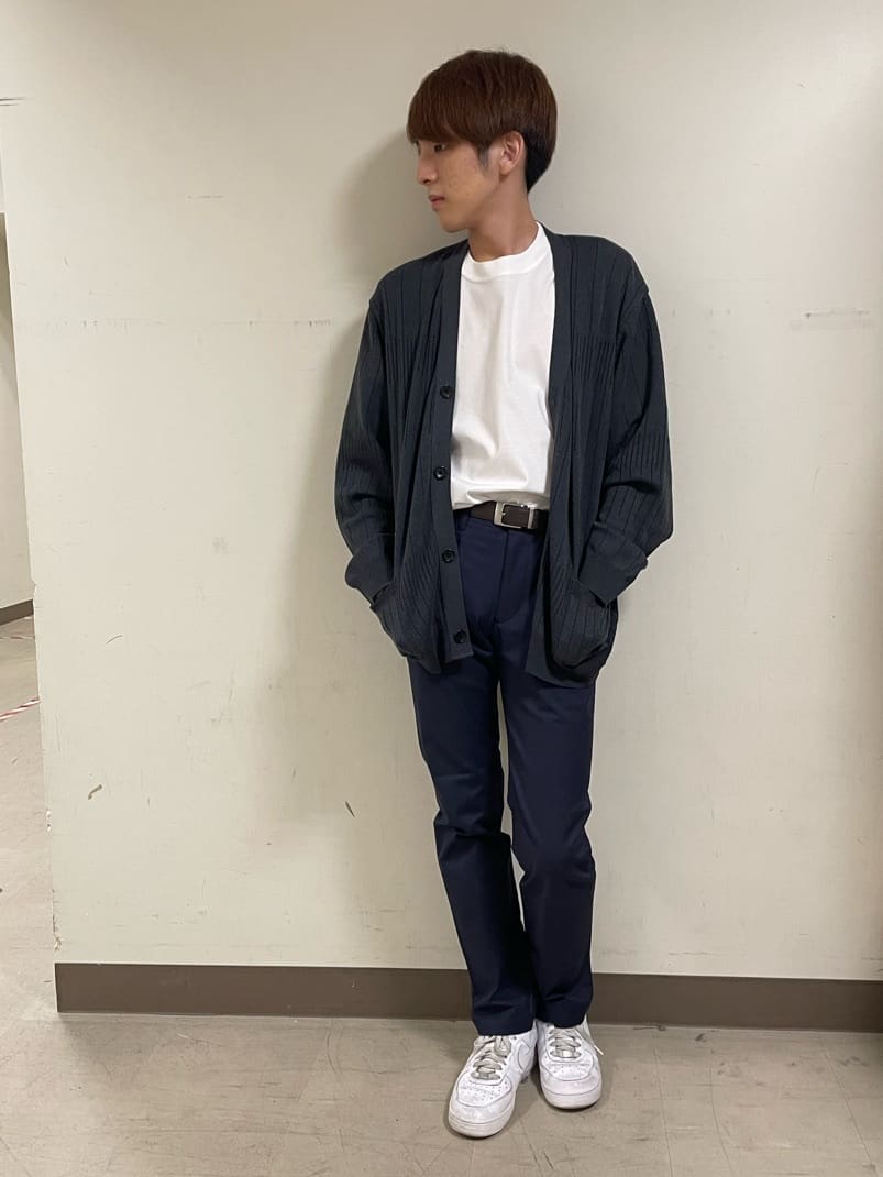 ゆうさんの「TAKEO KIKUCHI｜【全7サイズ&times;8色展開！】トップマルチヘリンボン パンツ」を使ったコーディネート