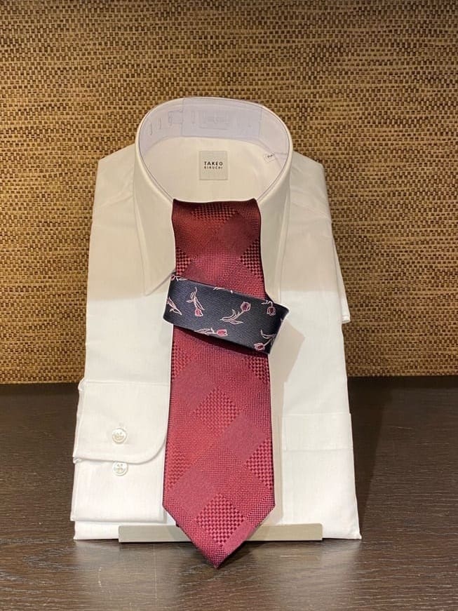 かわぴーさんの「TAKEO KIKUCHI｜【Made in JAPAN】ブロード レギュラーカラー ドレスシャツ」を使ったコーディネート