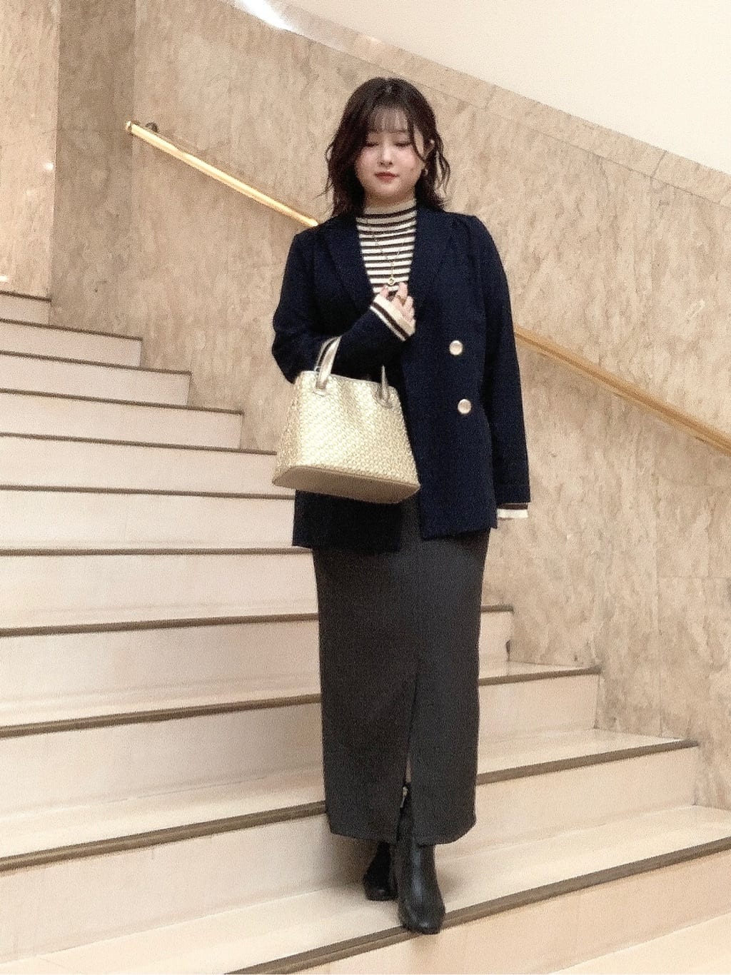 mさんの「HIROKO HAYASHI｜GIRASOLE（ジラソーレ）2wayショルダーバッグ」を使ったコーディネート