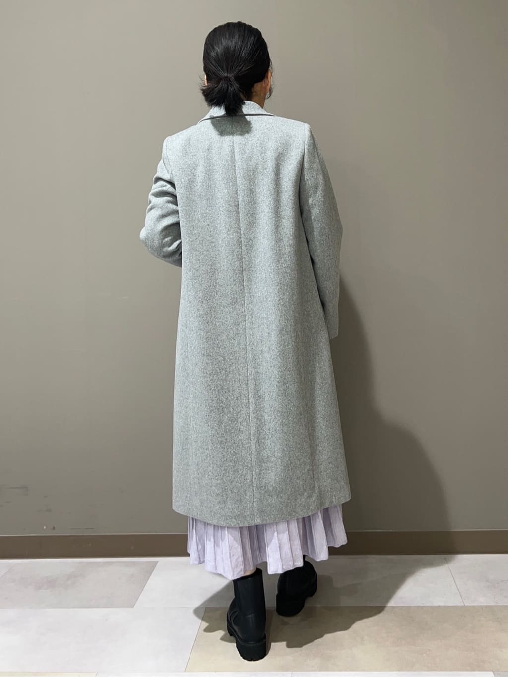 hattoriさんの「INDIVI｜【定番人気！/名品コート/日本製】ウール100%チェスターコート」を使ったコーディネート