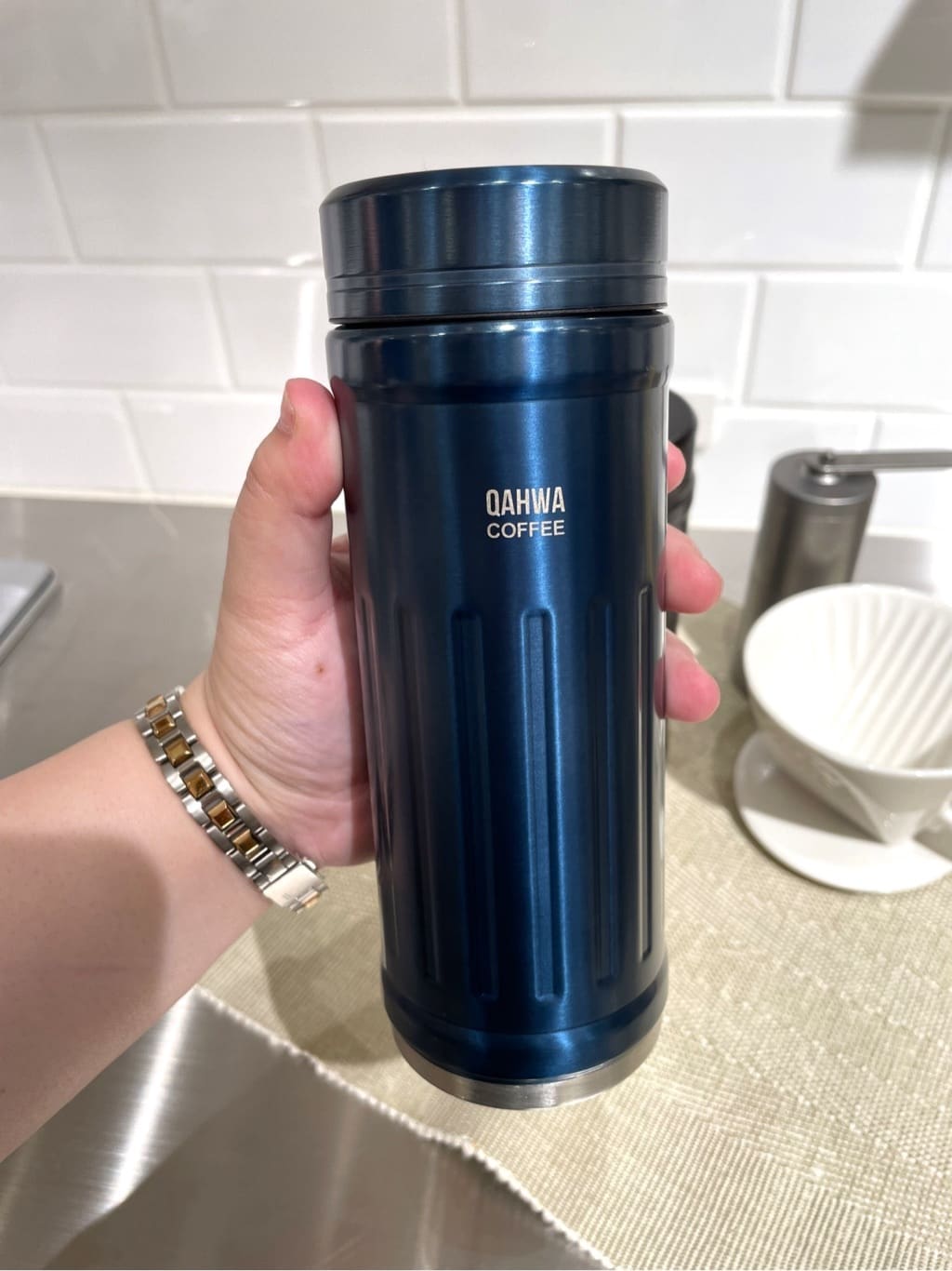 まのちゃんさんの「212 KITCHEN STORE｜カフアコーヒーボトル２ GY ＜Qahwa カフア＞」を使ったコーディネート