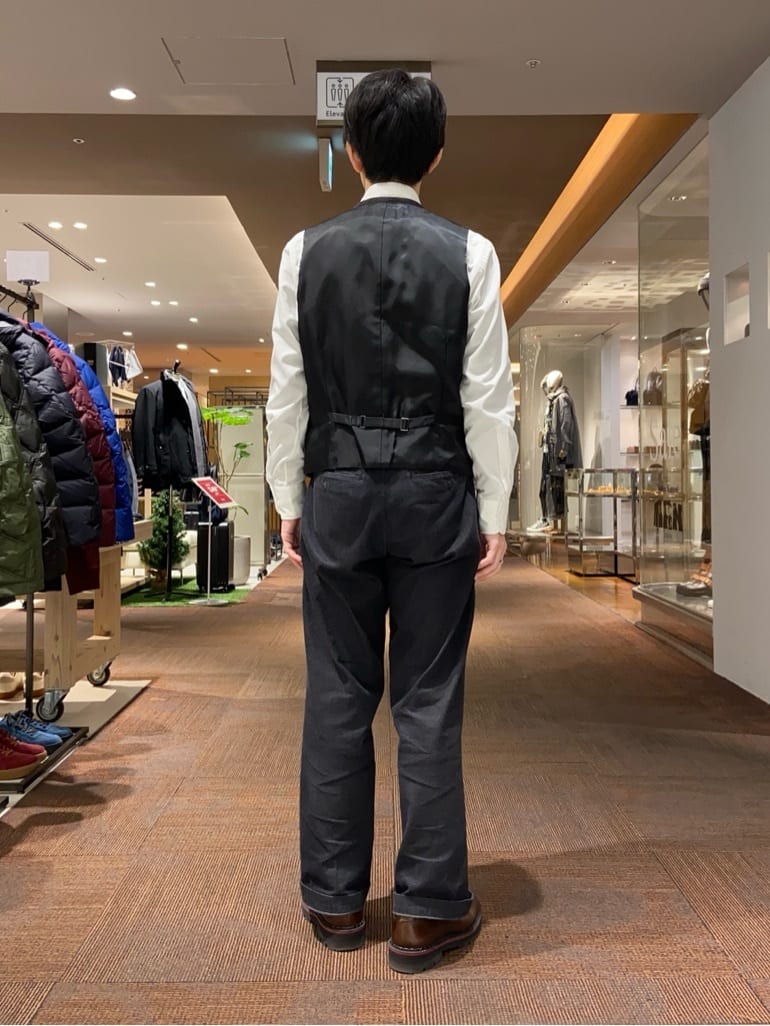 わいずみさんの「TAKEO KIKUCHI｜【Made in JAPAN】ブロード レギュラーカラー ドレスシャツ」を使ったコーディネート
