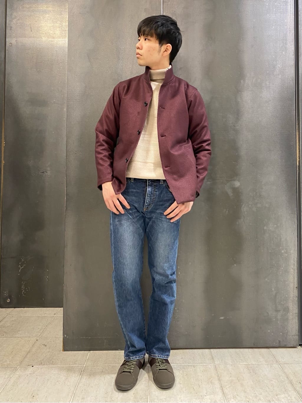 shoumaさんの「TAKEO KIKUCHI｜【DOWN FABRIC】ダウンファブリック スタンドカラーブルゾン」を使ったコーディネート