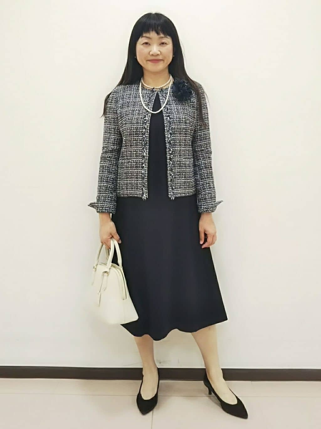 ともさんの「UNTITLED｜【追加/日本製】ブーケフラワーコサージュ」を使ったコーディネート