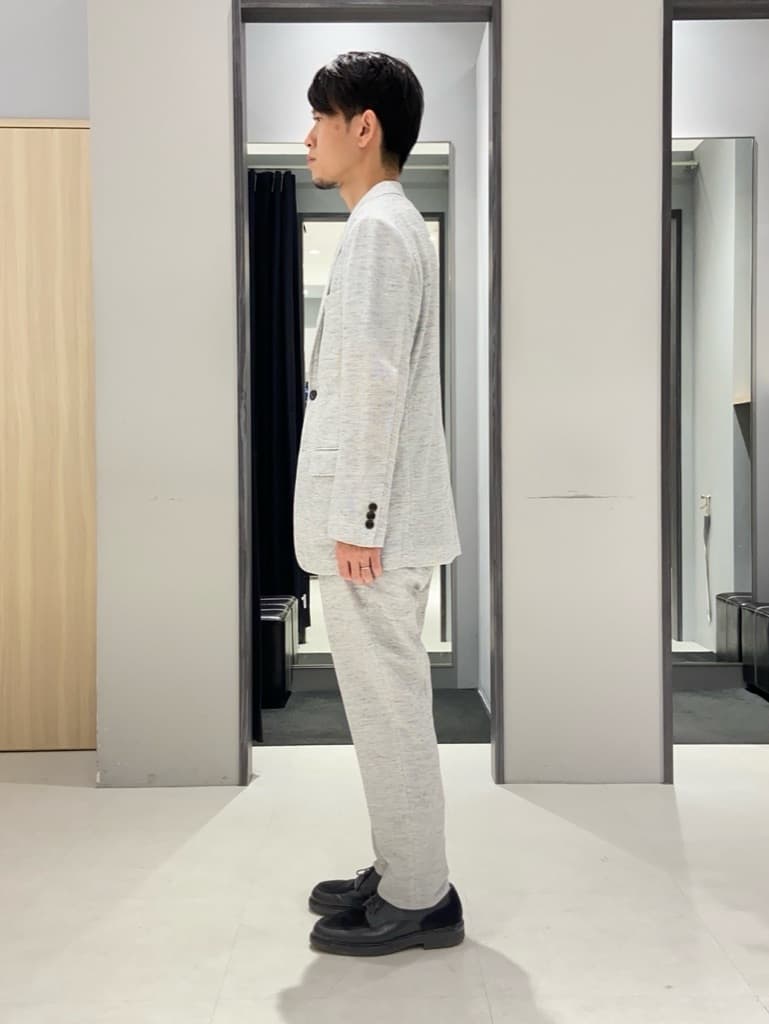 わいずみさんの「TAKEO KIKUCHI｜【尾州織】リネンブレンド メッシュ ジャケット」を使ったコーディネート