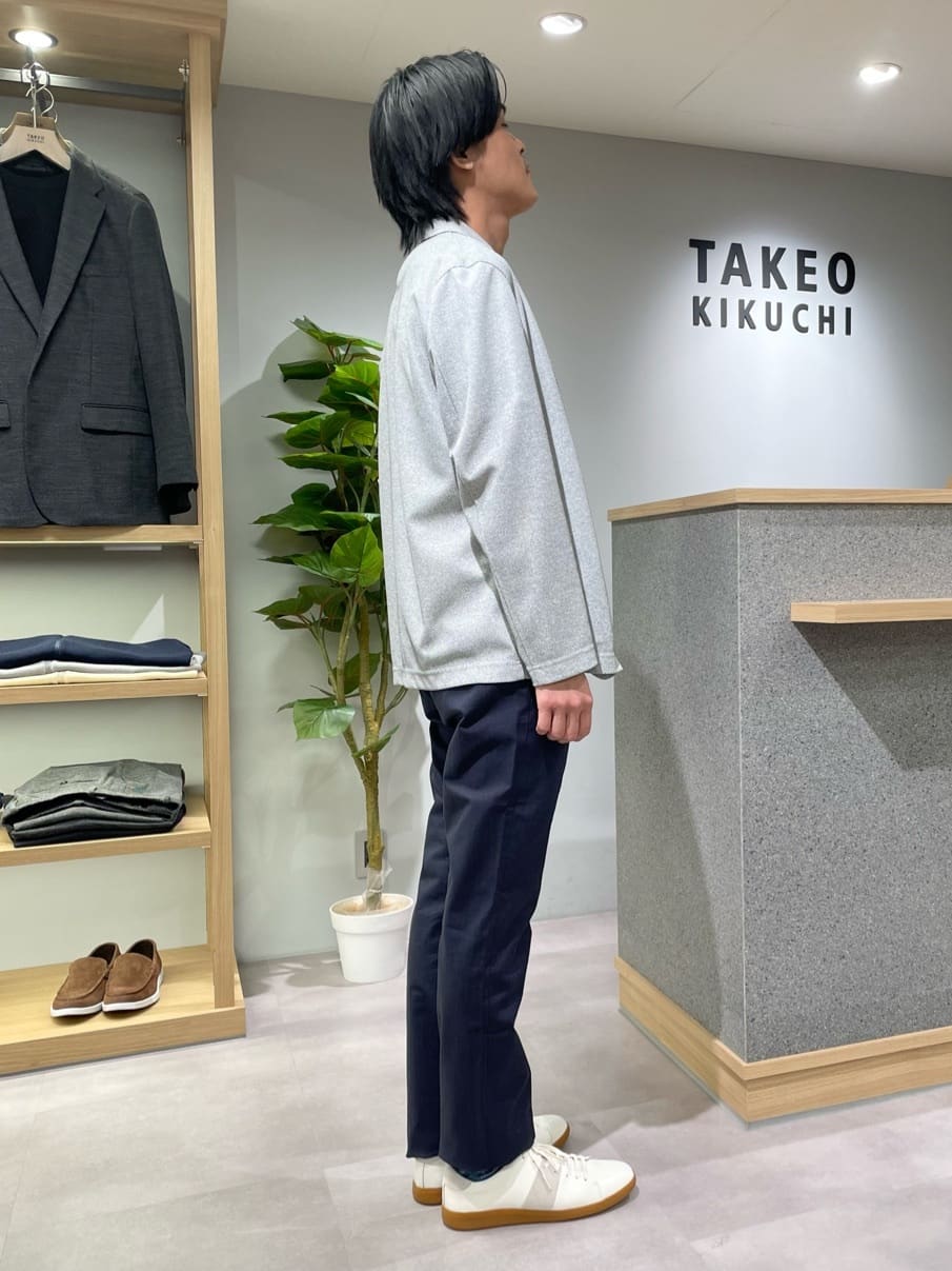 TAKE✳︎さんの「TAKEO KIKUCHI｜【全7サイズ&times;8色展開！】トップマルチヘリンボン パンツ」を使ったコーディネート