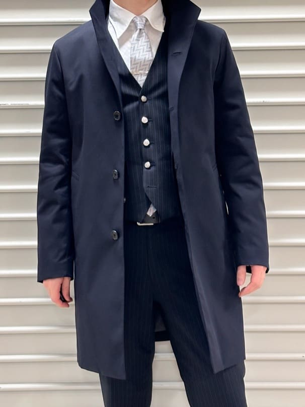 イッシーさんの「TAKEO KIKUCHI｜【Made in JAPAN】矢絣（やがすり）シルクネクタイ」を使ったコーディネート
