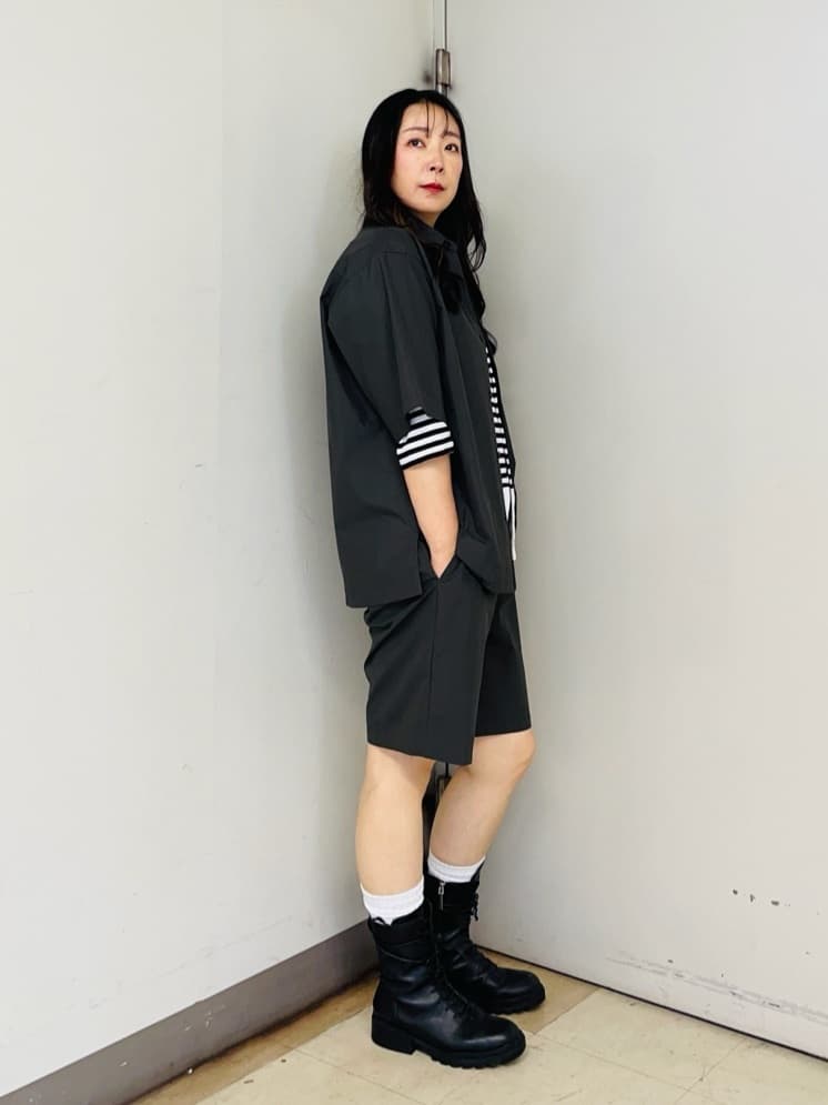 iwさんの「TAKEO KIKUCHI｜ラスタウォーカー スポーツソックス」を使ったコーディネート