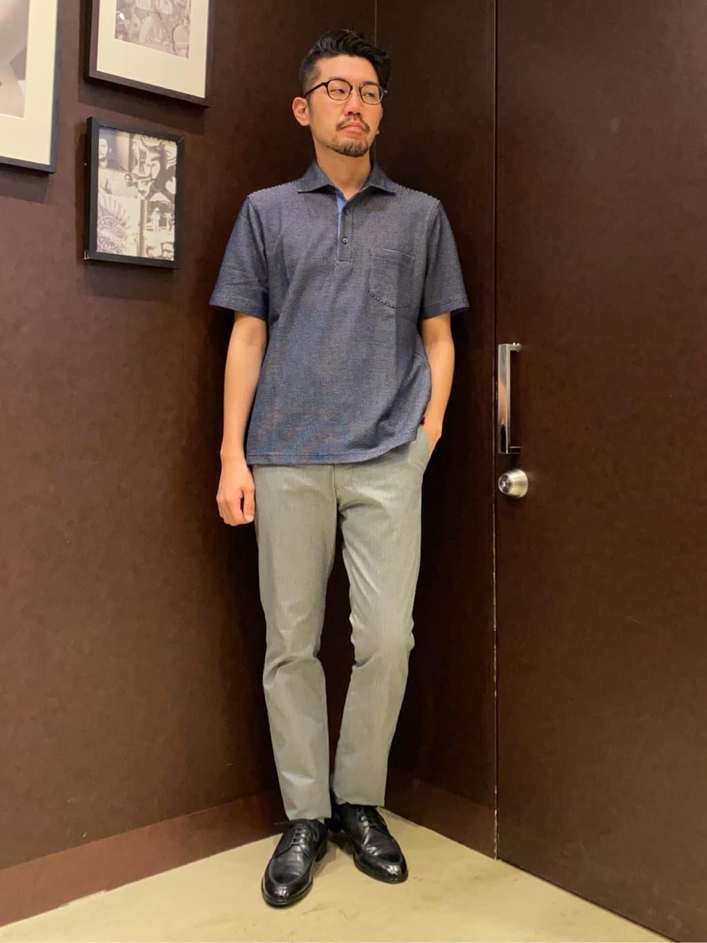 shuheiさんの「TAKEO KIKUCHI｜【全7サイズ&times;8色展開！】トップマルチヘリンボン パンツ」を使ったコーディネート