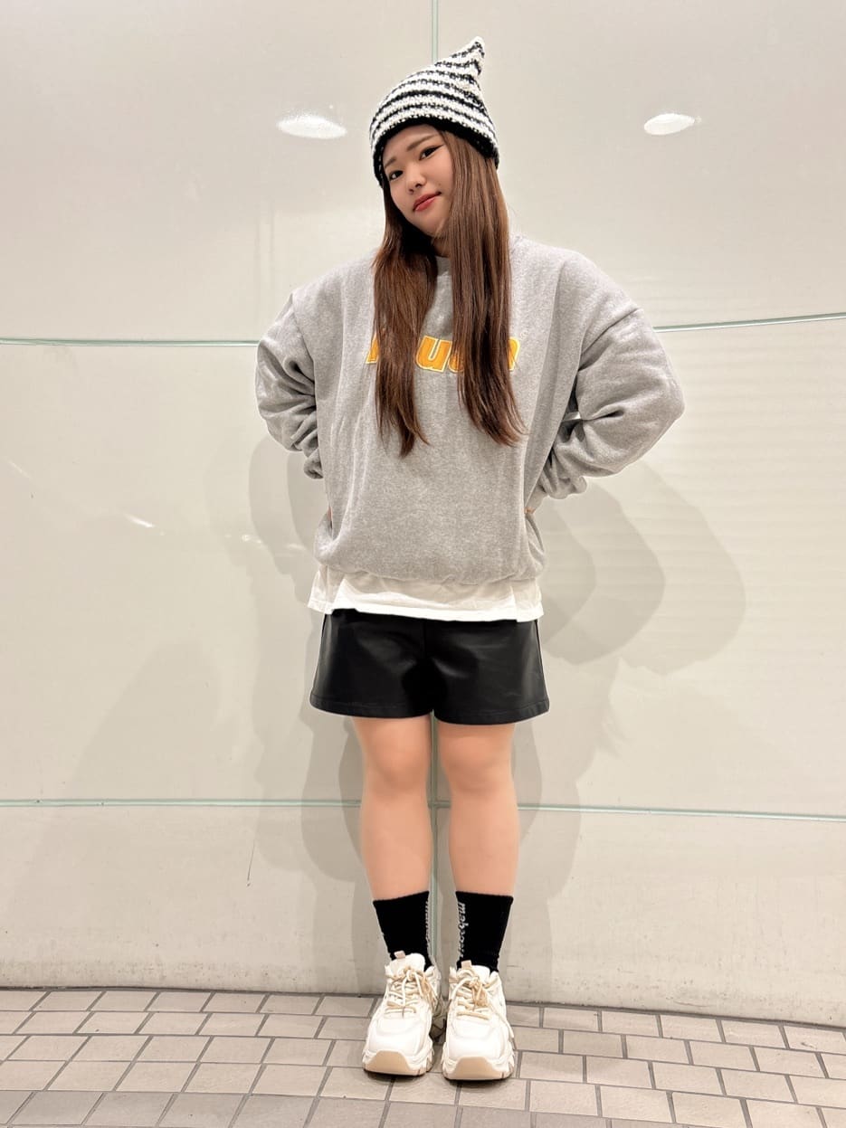 Nonさんの「ESPERANZA｜ネコミミニット帽」を使ったコーディネート