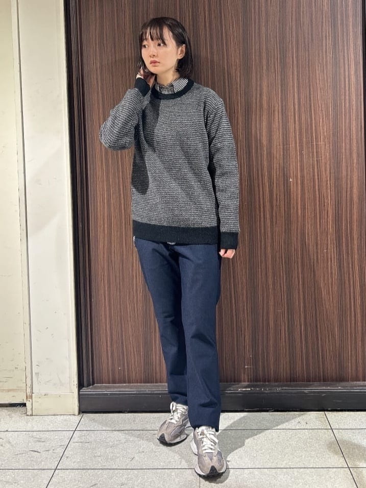 さやさんの「TAKEO KIKUCHI｜【抗菌防臭/シーズンレス】シアサッカー ジャージシャツ」を使ったコーディネート