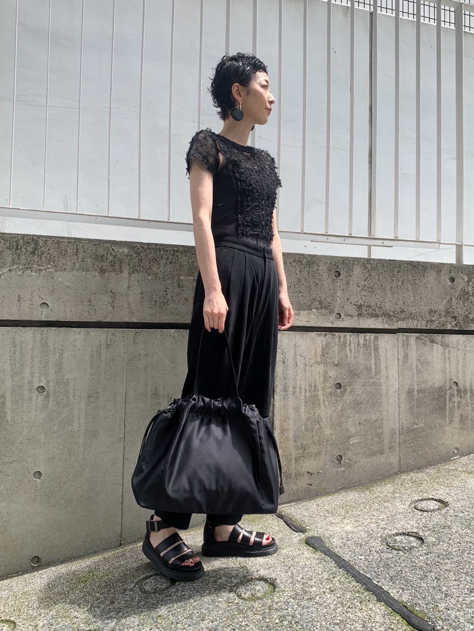Kさんの「HIROKO HAYASHI｜LUINI SATINE（ルイーニ サティーネ）トートバッグ」を使ったコーディネート