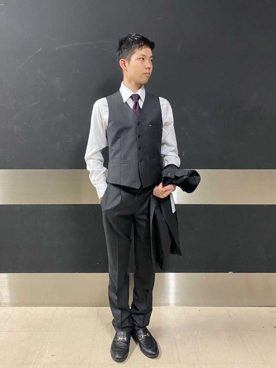 shoumaさんの「TAKEO KIKUCHI｜【ベーシック】レザー クラッチバッグ」を使ったコーディネート