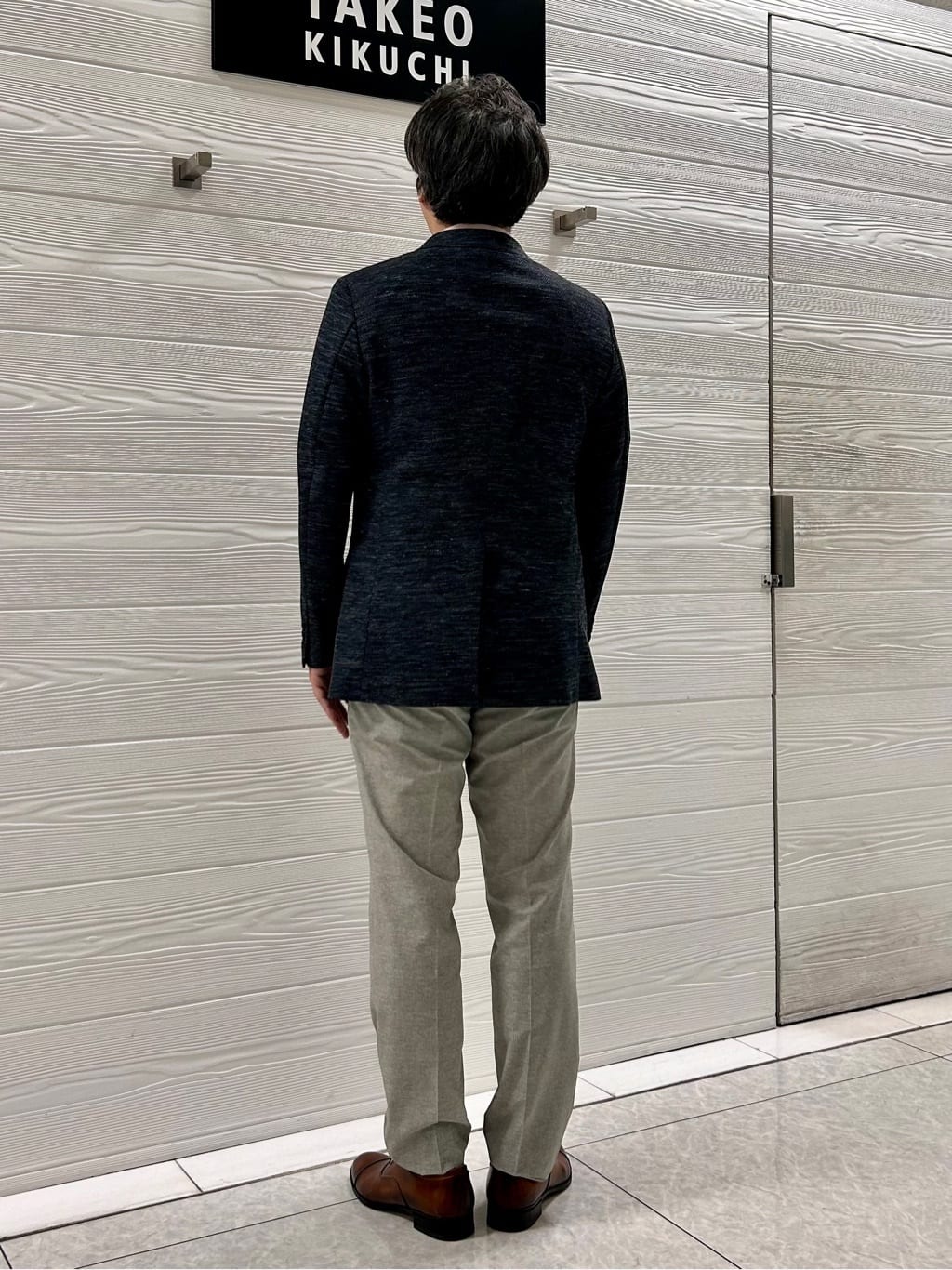 すーさんの「TAKEO KIKUCHI｜【尾州織】リネンブレンド メッシュ ジャケット」を使ったコーディネート