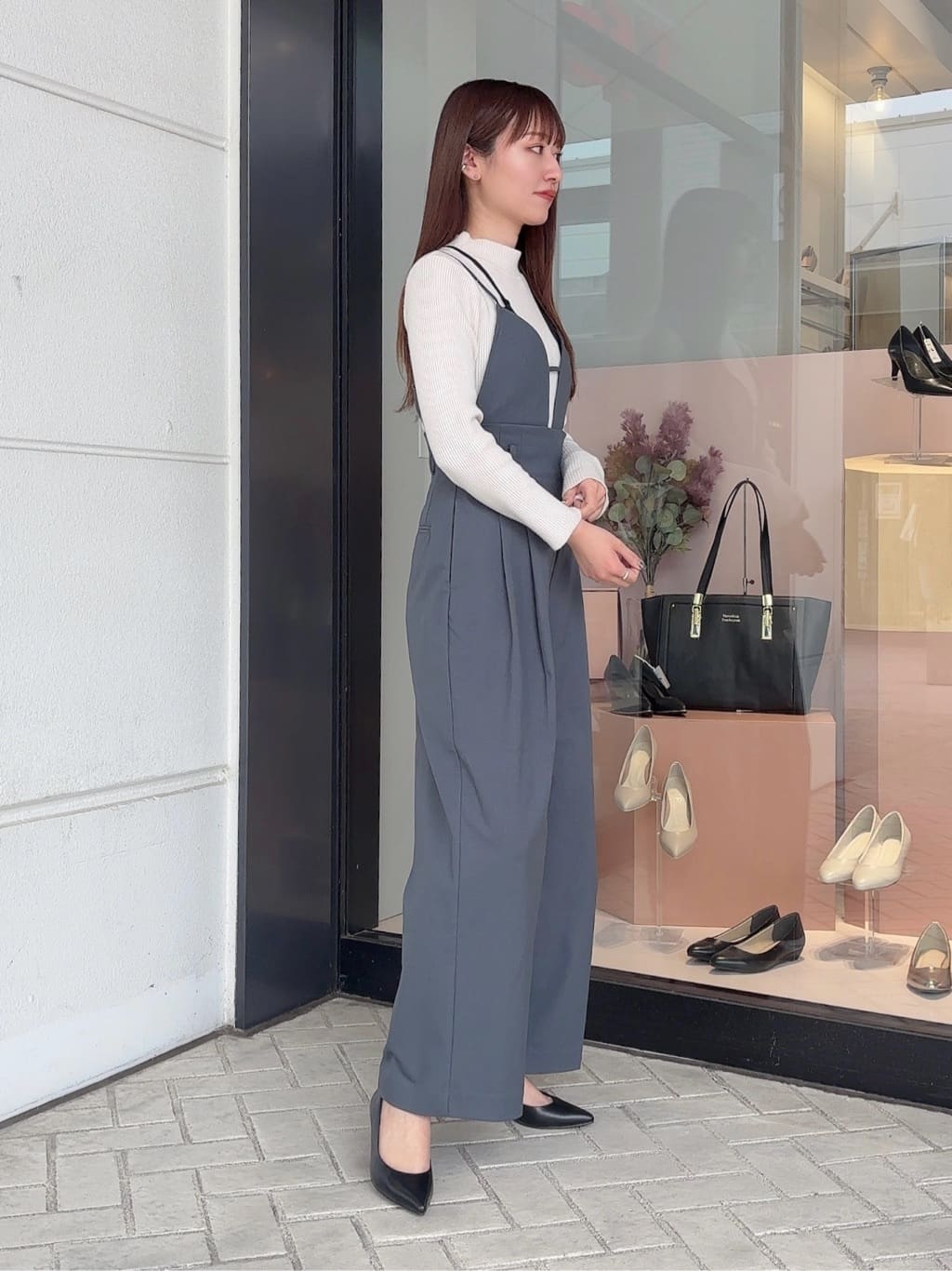 RINAさんの「ESPERANZA｜12時間パンプスEveryDayPlane[5.5cmヒール]」を使ったコーディネート