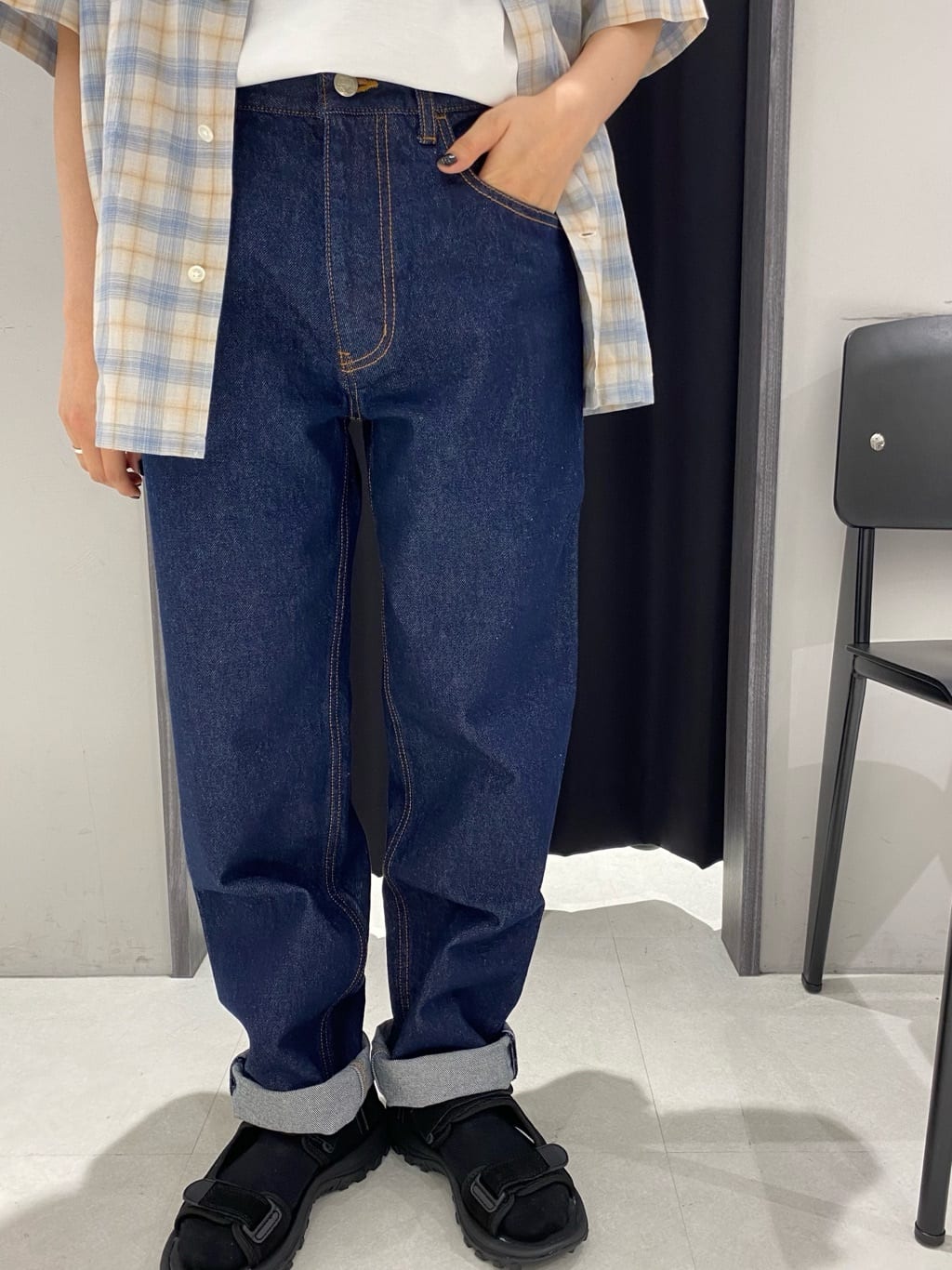 RICOさんの「TAKEO KIKUCHI｜ラスタウォーカーニットCAP」を使ったコーディネート