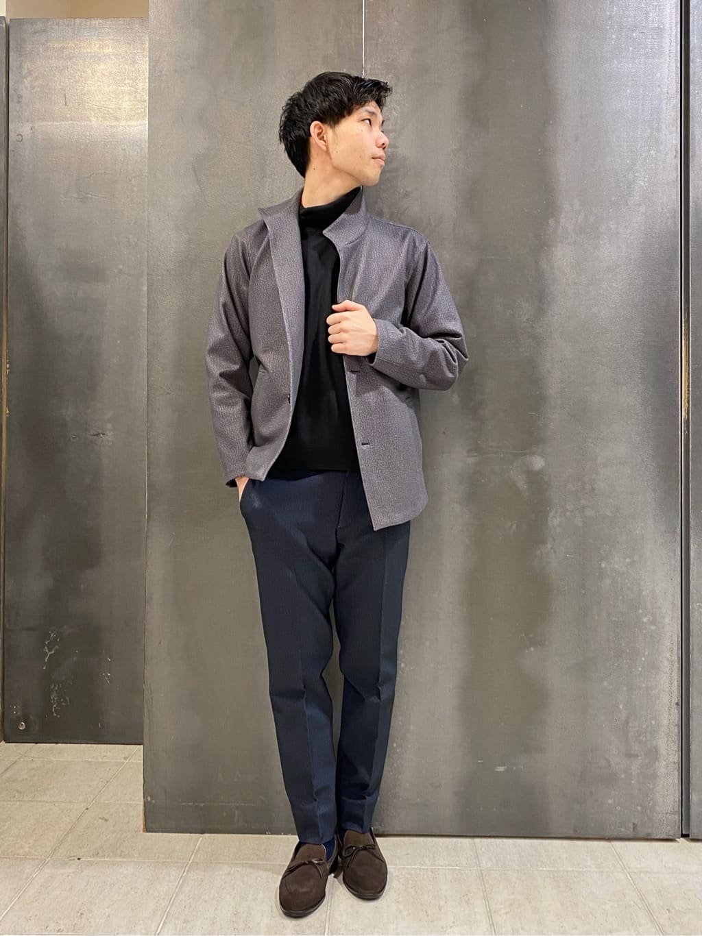 shoumaさんの「TAKEO KIKUCHI｜【DOWN FABRIC】ダウンファブリック スタンドカラーブルゾン」を使ったコーディネート