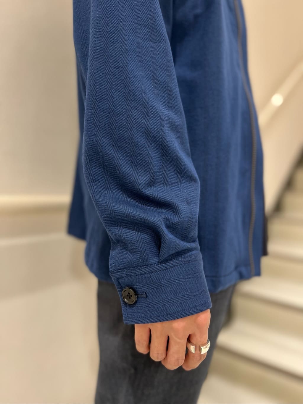 yutoさんの「TAKEO KIKUCHI｜【Made in JAPAN】播州織 ヘリンボン ストレート パンツ」を使ったコーディネート