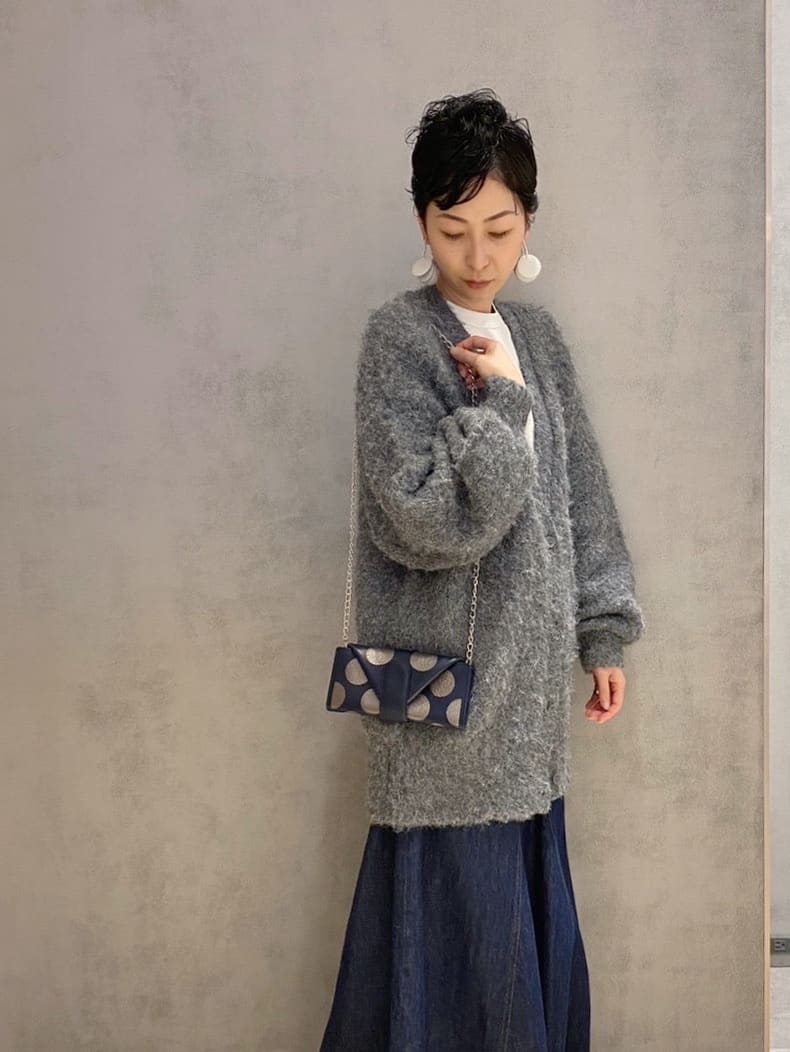 Kさんの「HIROKO HAYASHI｜チェーン付長財布用 ロングチェーン」を使ったコーディネート