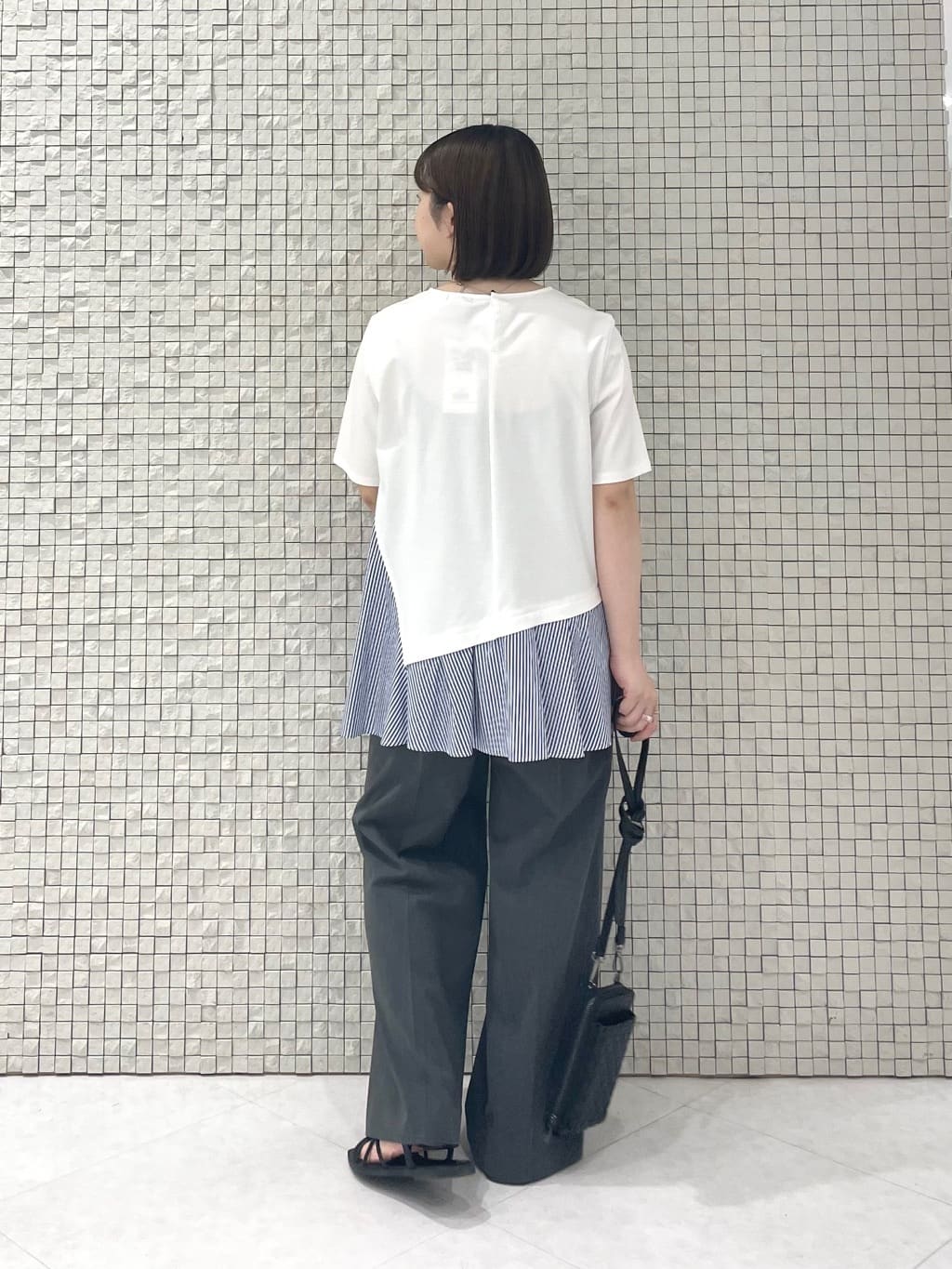 sakuさんの「INDIVI｜【セレモニーにおすすめ！】パール調トップネックレス」を使ったコーディネート