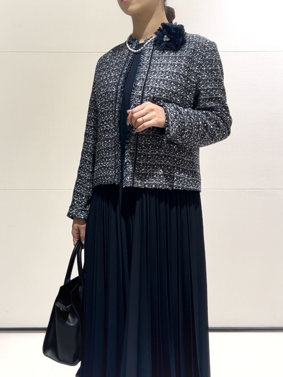 𝑹𝑶𝑴𝑰さんの「INDIVI｜◆【合皮／マルチWAY／サブバッグ付】ミニショルダーバッグ」を使ったコーディネート