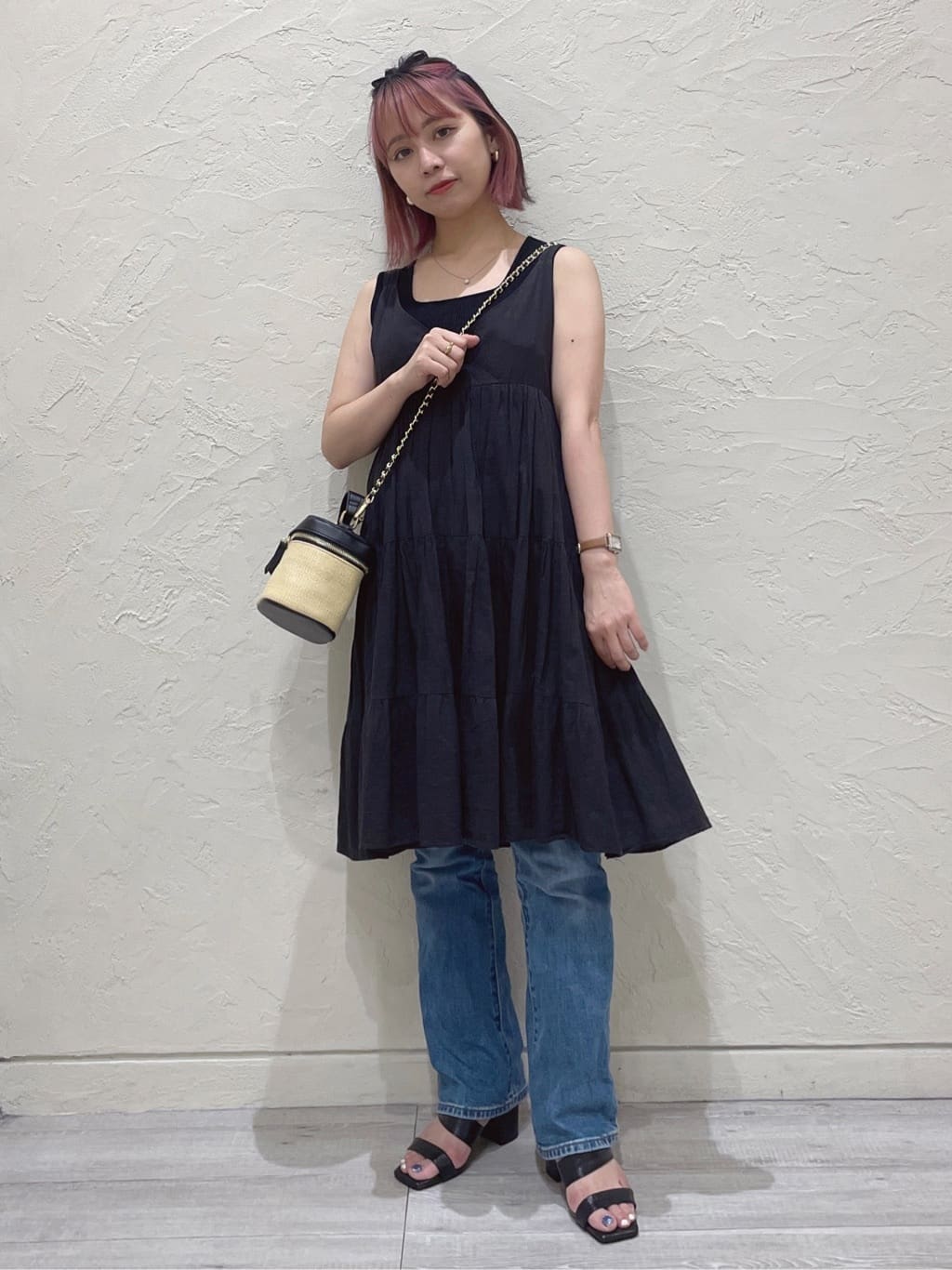 re__さんの「ESPERANZA｜PPバニティミニショルダー」を使ったコーディネート