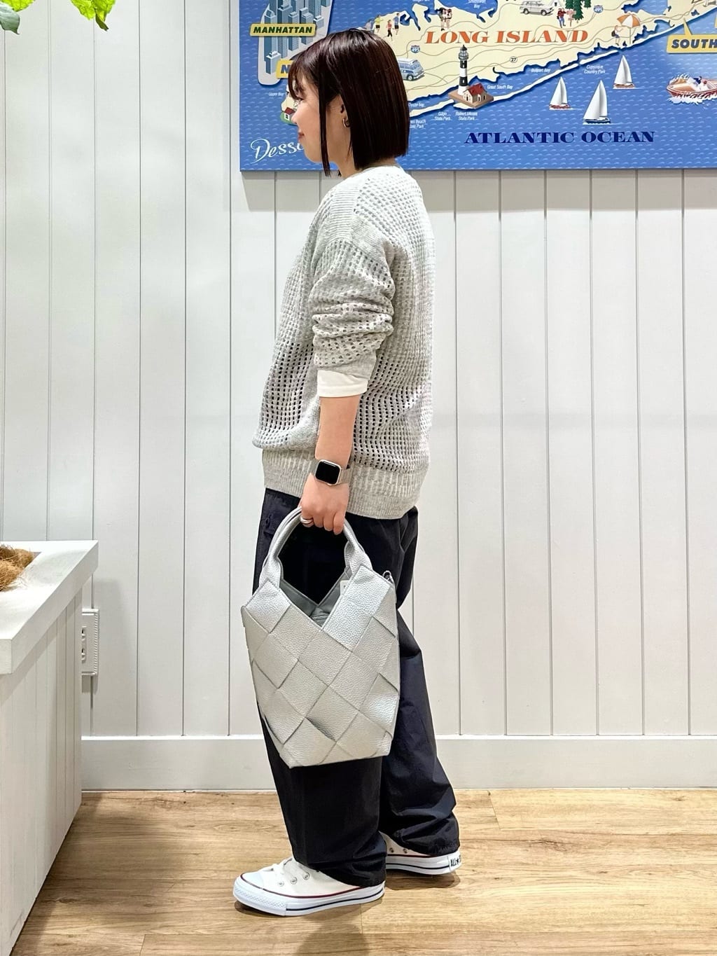 nahoさんの「Dessin｜【CONVERSE/コンバース】ハイカット」を使ったコーディネート