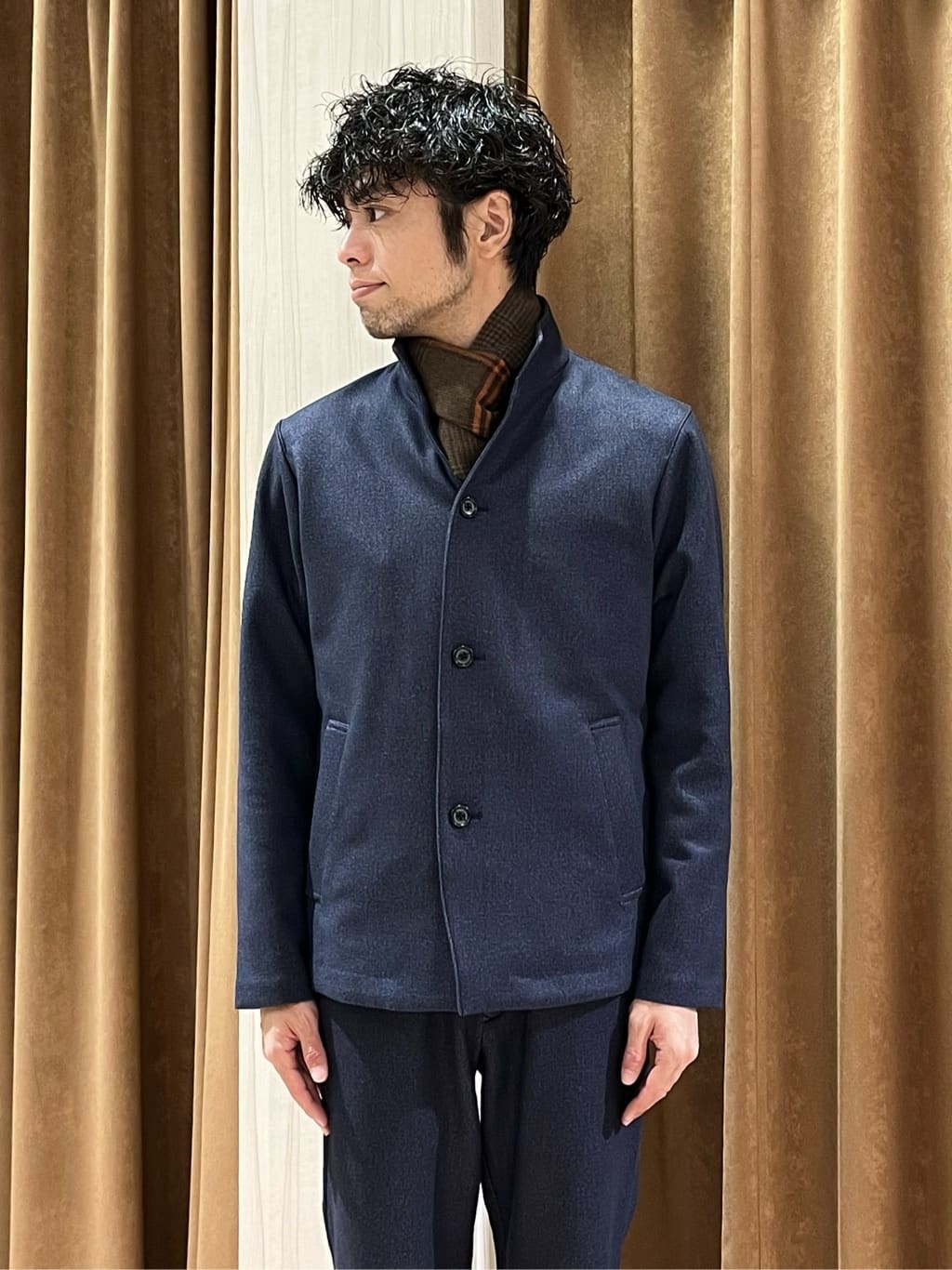URAさんの「TAKEO KIKUCHI｜【DOWN FABRIC】ダウンファブリック スタンドカラーブルゾン」を使ったコーディネート