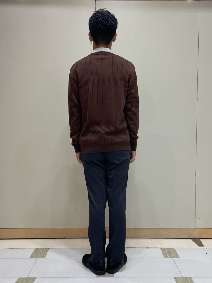 TAKE✳︎さんの「TAKEO KIKUCHI｜【Sサイズ～】メランジ ストレッチ ジャージー スラックス」を使ったコーディネート