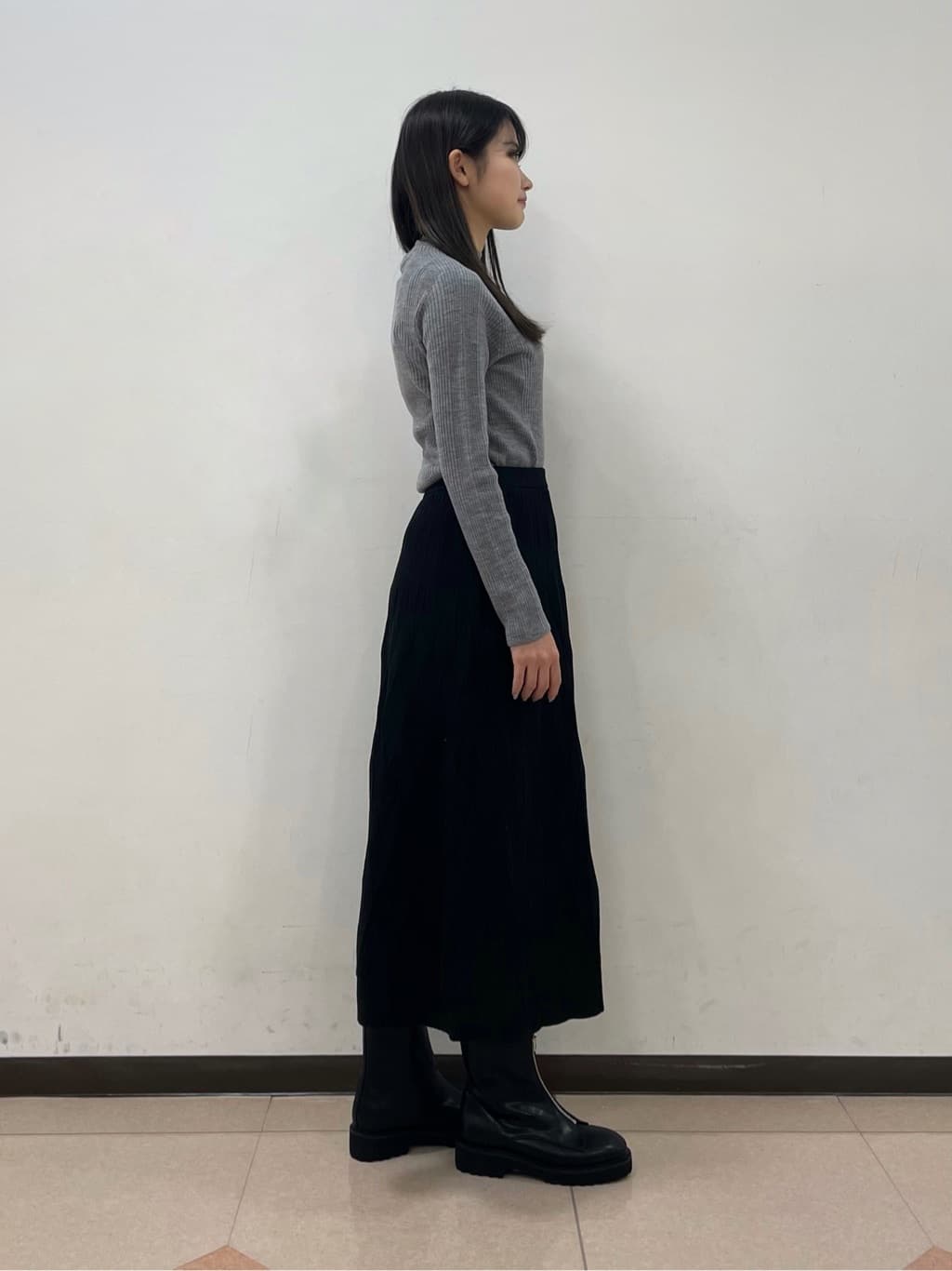 madokaさんの「INDIVI｜【セレモニーにおすすめ！】パール調トップネックレス」を使ったコーディネート