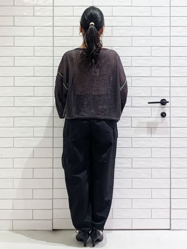 ayumiさんの「OPAQUE.CLIP｜リブキャミソール【洗濯機洗い可】」を使ったコーディネート