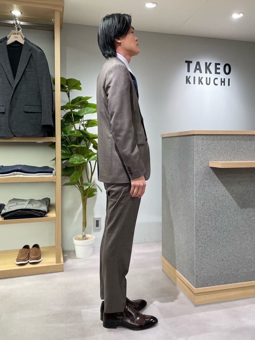 TAKE✳︎さんの「TAKEO KIKUCHI｜ストレートチップシューズ[ メンズ ビジネス シューズ 結婚式 ]」を使ったコーディネート