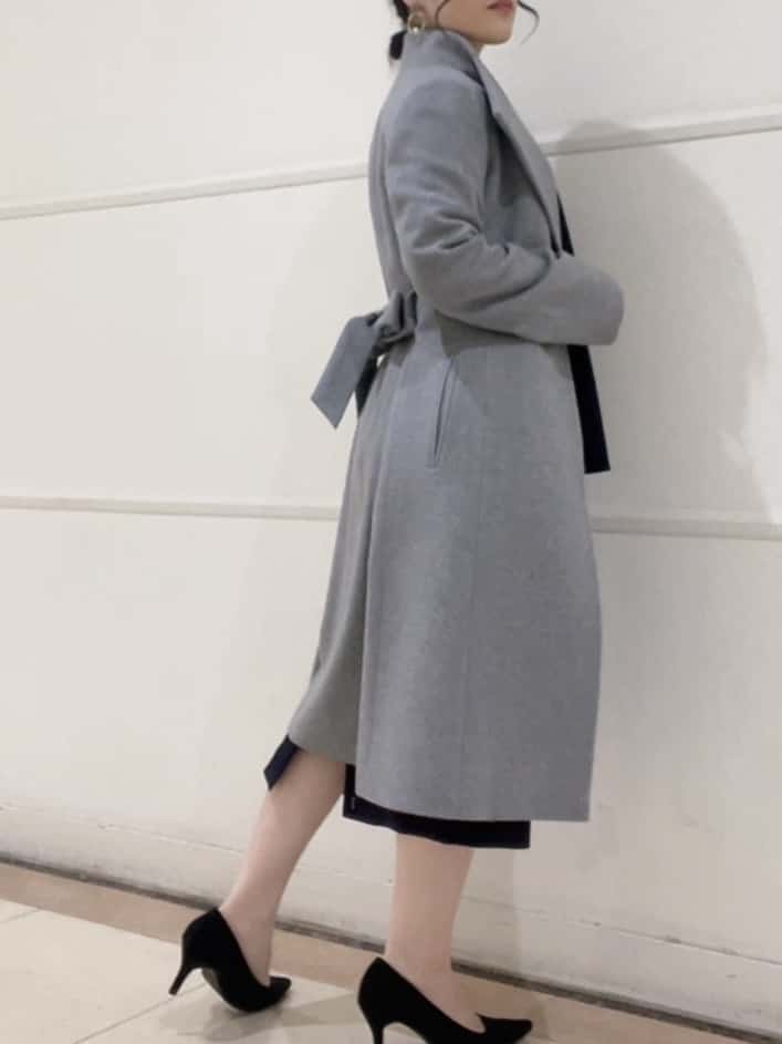 watanabeさんの「UNTITLED｜【日本製／2WAY衿】スタンドカラー ロングコート」を使ったコーディネート