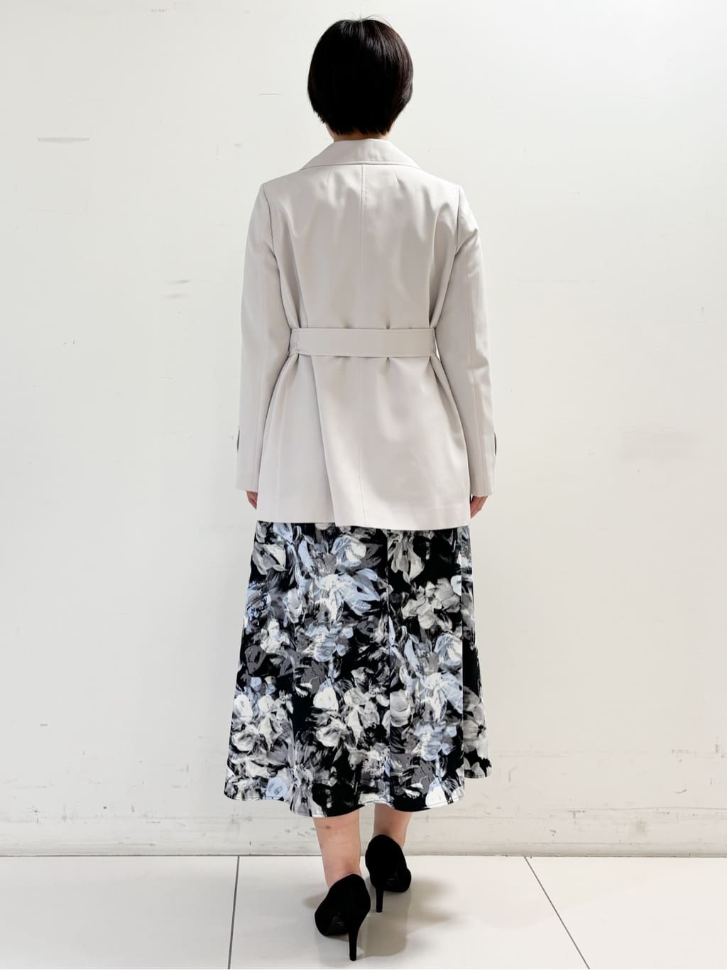 yasukoさんの「COUP DE CHANCE｜【洗える】上品に華やぐラメニット」を使ったコーディネート