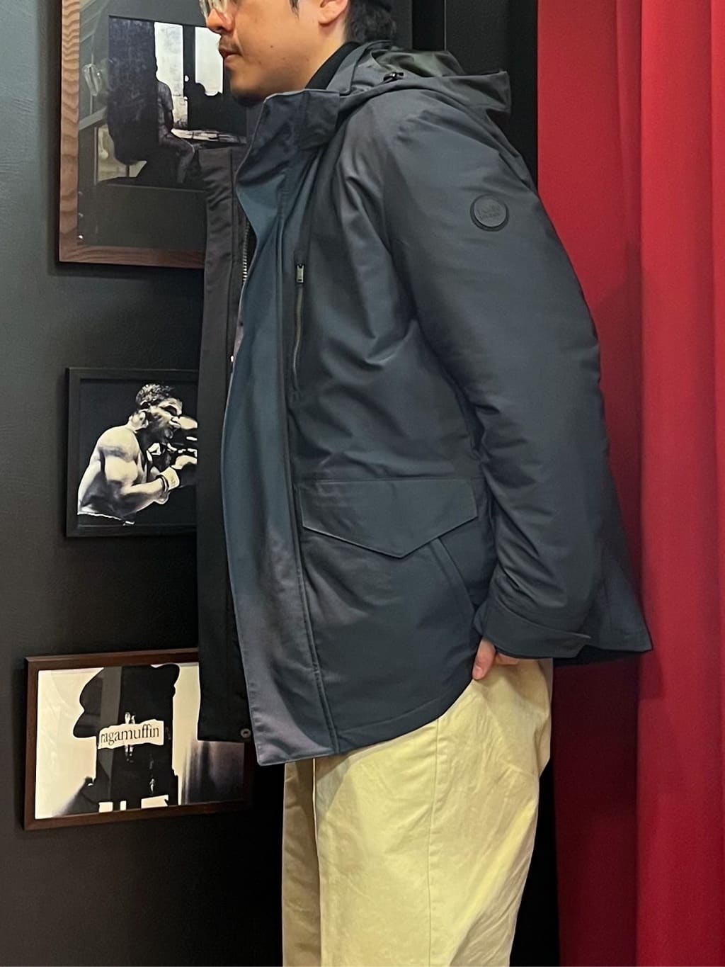 KUROさんの「TAKEO KIKUCHI｜【3WAY／撥水】ドビーメモリー ダウンライナーブルゾン」を使ったコーディネート